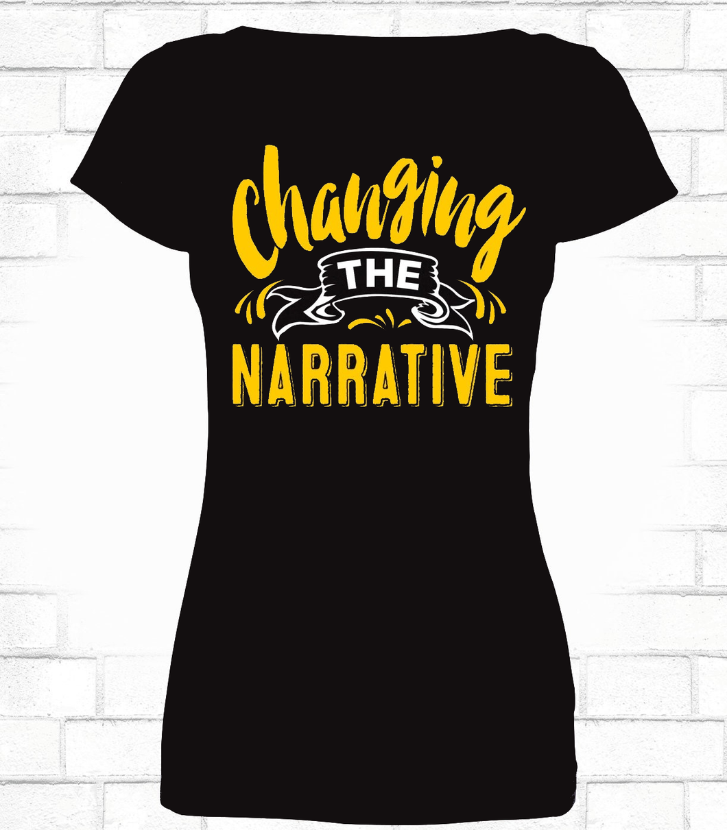 Changing the Narrative 'Golden' Female T-shirt