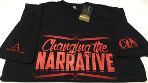 Changing the Narrative Black/Red T-shirt