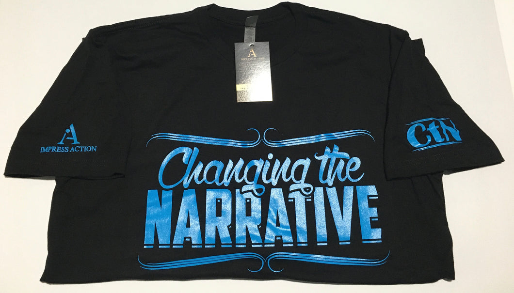 Changing the Narrative Black/Blue T-shirt