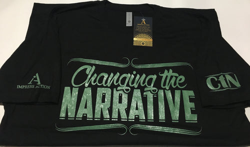 Changing the Narrative Black/Green T-shirt