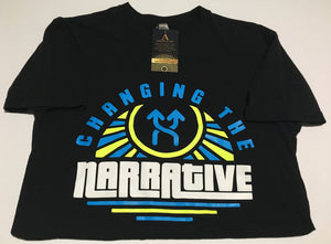 Changing the Narrative 'Blue & Yellow Rays' T-shirt