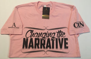 Changing the Narrative Black/Light Pink T-shirt